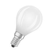 OSRAM-LED-golfpallolamppu E14 5,5W 827 himmennys