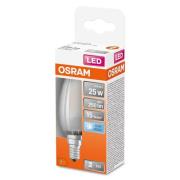 OSRAM LED-kynttilä E14 Classic B 2,5W 4,000K mattapintainen