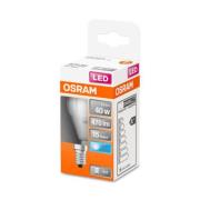 OSRAM-LED-golfpallolamppu E14 4,9W 840 Star, matta