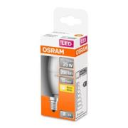 OSRAM Classic B LED-lamppu E14 3,3W, 2700K matta