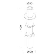 OLEV-alustakiinnike Grounding-pollarilampulle