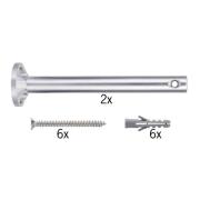 1 liitinpari, mattakromi, Light&Easy-kaapelijärj.