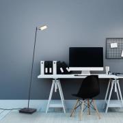 PURE Mira LED-lattiavalaisin, musta helmi, kaukosäädin