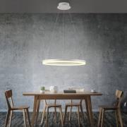 Paul Neuhaus LED-riippuvalaisin Titus, Ø 60 cm, valkoinen, himmennettä...