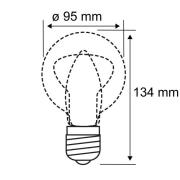 Paulmann-LED-globe-lamppu E27 7W ZigBee