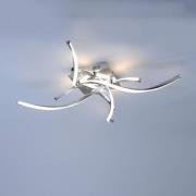 Paul Neuhaus LED-kattovalaisin Polina, 4-lamppuinen, hopea, himmennett...