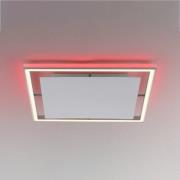 Paul Neuhaus Helix -LED-kattovalo, neliö 50 cm