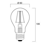 Sylvania ToLEDo Retro LED-lamppu E27 4.1W punainen