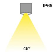 SLC MiniOne Kiinteä LED-downlight IP65 valkoinen 927