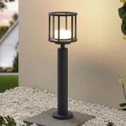 Lucande Berenike 60 cm seinävalaisin, tummanharmaa, metallia, GX53