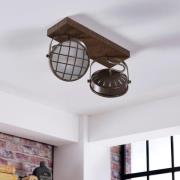 Lindby kohdevalaisin Tamin, ruosteenvärinen, 2-lamppuinen, lasi, G9