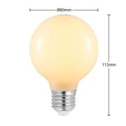 LED-lamppu E27 4W G80 2700K himmennettävä, opaali