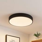 Lindby LED-kattovalaisin Simera, Ø 50cm, musta, metallia