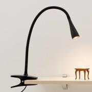 Lindby LED-puristinvalaisin Baris, korkeus 44 cm, musta, 3000K