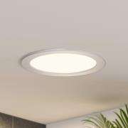Prios LED uppoasennusvalaisin Cadance, hopea, 22 cm, CCT, IP44