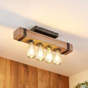 Lindby Sverina kattovalaisin, 46 cm, ruskea, puuta, metallia