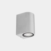 LED-ulkoseinälamppu Eko Single, valkoinen, leveys 7 cm, alumiini