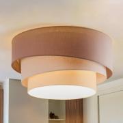 Euluna Trio Max peitto, Ø60cm, cappuccino/ecru/harmaa