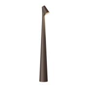 Vibia LED-akkukäyttöinen pöytävalaisin Africa, korkeus 45 cm, tummanru...