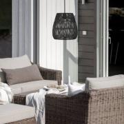 PR Home Saigon ulkovalaisin musta Ø38cm kaapeli 2,5m