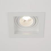 Upotettava valaisin Grid One, valkoinen, 10 x 10 cm, alumiini, GU10