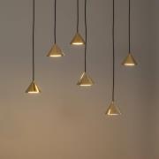 Riippuvalaisin Elit Spider, 6-lamppuinen, kultainen, metalli