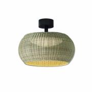 Bover LED ulkokattovalaisin Perris, ruskea/beige, Ø 47 cm