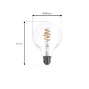 LUUMR Smart LED E27 G95 4,9 W kirkas ZigBee Hue