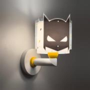 Dalber seinävalaisin Dark Hero pistokkeella, valkoinen/musta