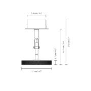 UMAGE LED-kohdevalaisin Asteria Spot, Ø 12 cm, messinkipinnoitettu
