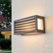 Lucande ulkoseinävalaisin Aurelien, metalli, 12,5 cm, nauha