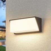 Lindby LED-ulkoseinävalaisin Malim, 25 cm, antrasiitti, IP65
