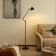 Lucande lattiavalaisin Phina, musta/valkoinen, säädettävä, E27