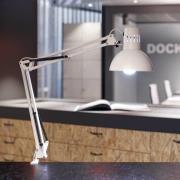 MAULstudy klipsivalaisin, valkoinen, korkeus 44 cm, metallia