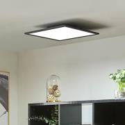 Lindby LED-paneeli Lamin, musta, 40 cm, CCT, himmennettävä, kaukosäädi...