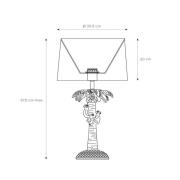 Extravaganza Coconut pöytävalaisin, musta