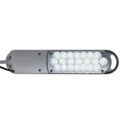 LED-pöytävalaisin MAULatlantic, hopea, korkeus 38 cm, kiinnitettävä ja...