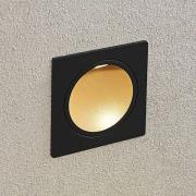 LED upotettava seinävalaisin Pordis, IP65, kulmikas