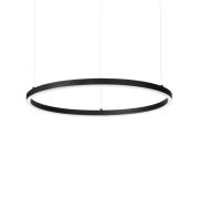 Ideal Lux LED-riippuvalaisin Oracle Slim Ø 90 cm musta 3000 K