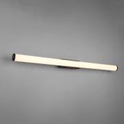 Mattimo LED-seinävalaisin, leveys 80 cm, musta, kytkin