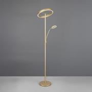Willis LED-lattiavalaisin, kultainen, korkeus 180 cm, metalli, CCT, hi...