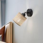 Adeline-seinävalaisin, jutahuopainen varjostin, 1-lamppuinen