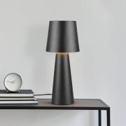 Nubialainen pöytävalaisin, musta, korkeus 40 cm, metallia, E27