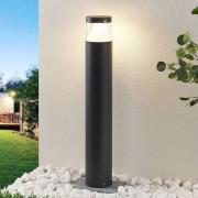 Lucande LED-pylväsvalaisin Darja, antrasiitti, metalli, 100cm, IP54