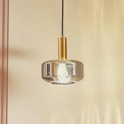 Lindby Hildur-riippuvalaisin, Ø 22 cm, 1-lamppuinen, savuharmaa, lasi