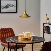 GUBI Semi riippuvalaisin, Ø 30 cm, kiiltävää messinkiä