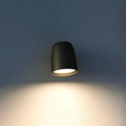 Bover LED-ulkoseinävalaisin Nut, musta, alumiini/teräs