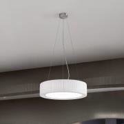Bover LED-kattovalaisin Urban, hopea/valkoinen, Ø 60 cm