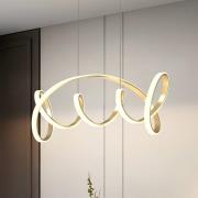 Kira LED-riippuvalaisin, kullanvärinen, pituus 102 cm, 4000 K
