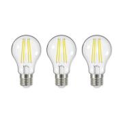 LED-filamenttilamppu E27 3,8W 3000K 806lm kirk. 3x